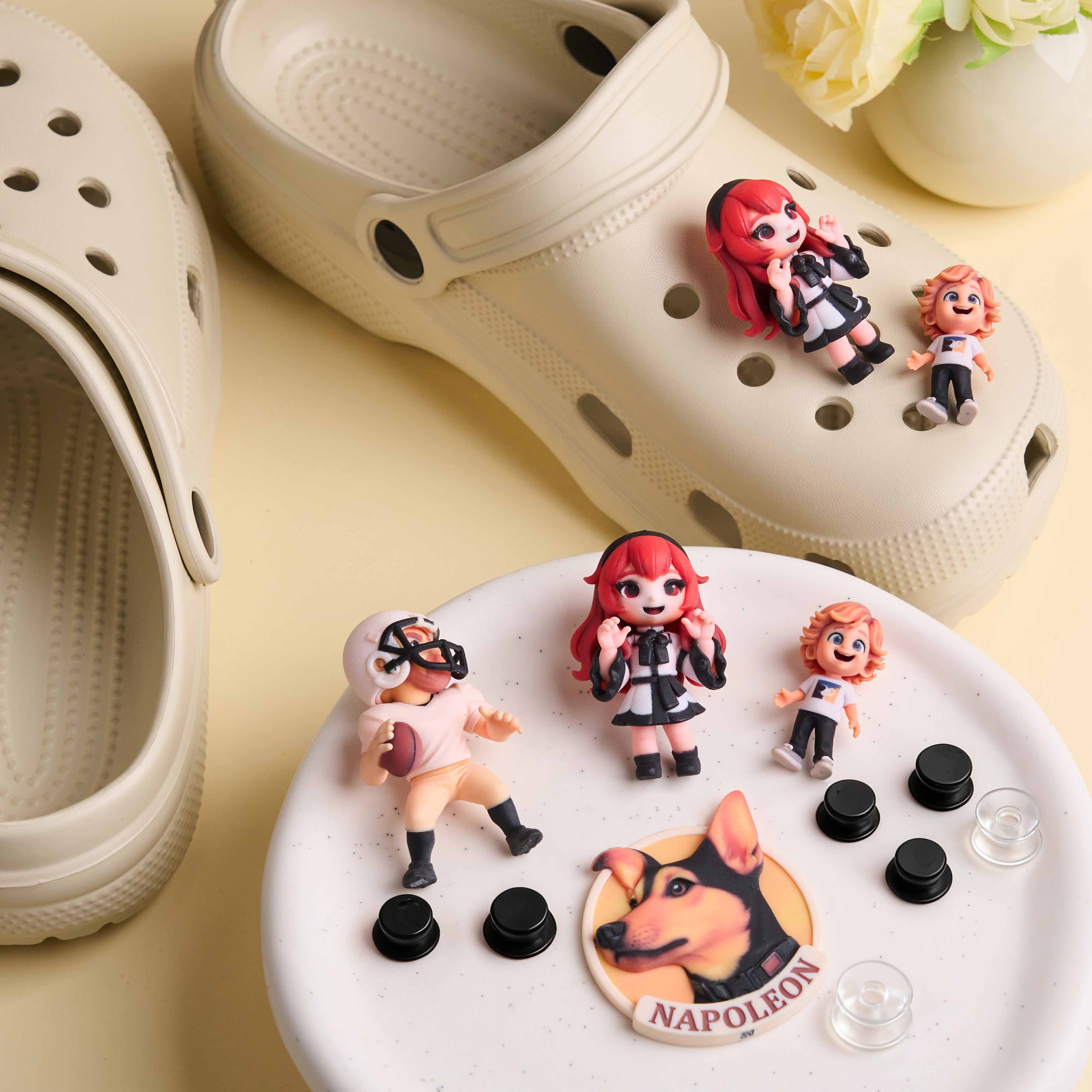 Customized 3D Pet Face Shoe Charm  | Not Including the Glogging Shoe