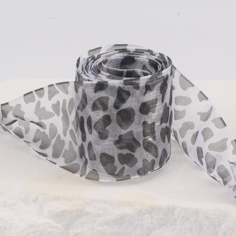 4Cm Widened Shoelaces, Leopard Pattern Silk Lace Shoelaces, Flat Wide Leopard Pattern Snow Yarn Shoelaces