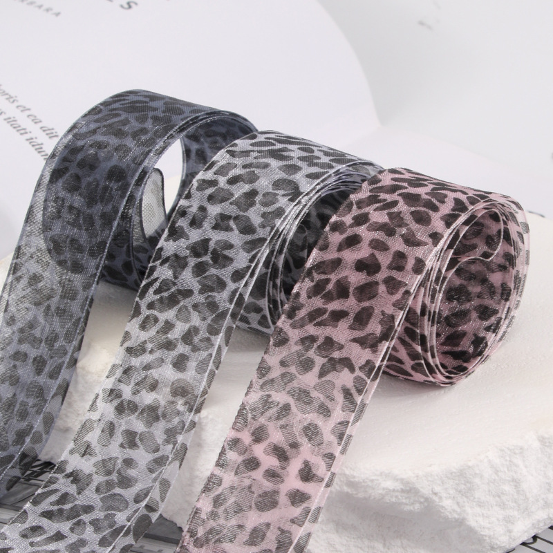 4Cm Widened Shoelaces, Leopard Pattern Silk Lace Shoelaces, Flat Wide Leopard Pattern Snow Yarn Shoelaces