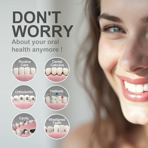 2660 Nicefeel LCD Display Water Flosser Cleaner-White