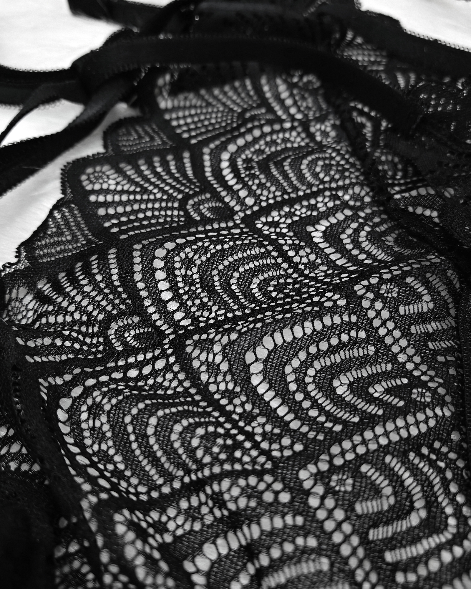 Free Tonight -Women’s Classic Sexy Floral Lace Deep V Halter Straps Adjustable Teddy Lingerie