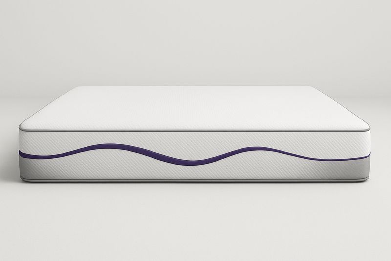 Colchón de Espuma Viscoelástica Blanco/Gris-Vitaaurorabelle