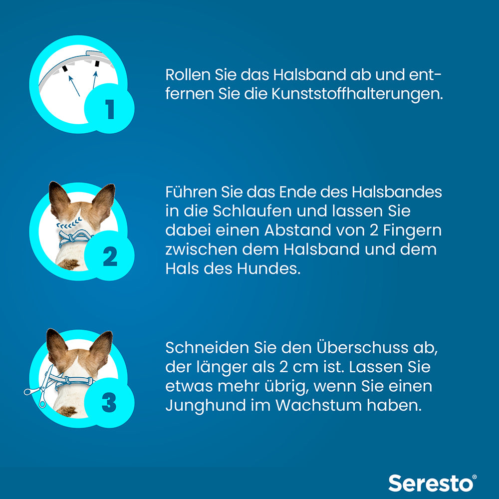 Seresto Halsband für große Hunde | ab 8 kg