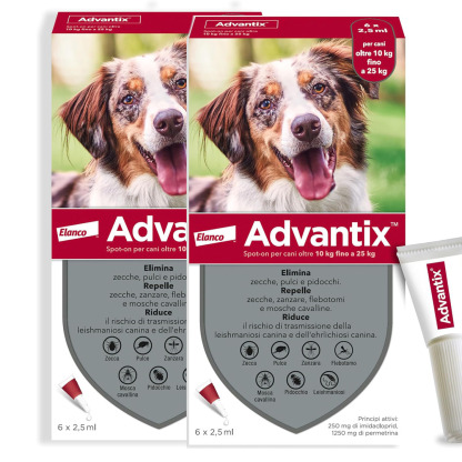 Advantix® Spot On Antiparassitario Per Cani 4-60 Kg-EU Petpet-Park