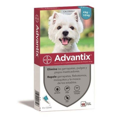 Advantix® Pipetas Antiparasitarias Para Perros De 4-40 Kg