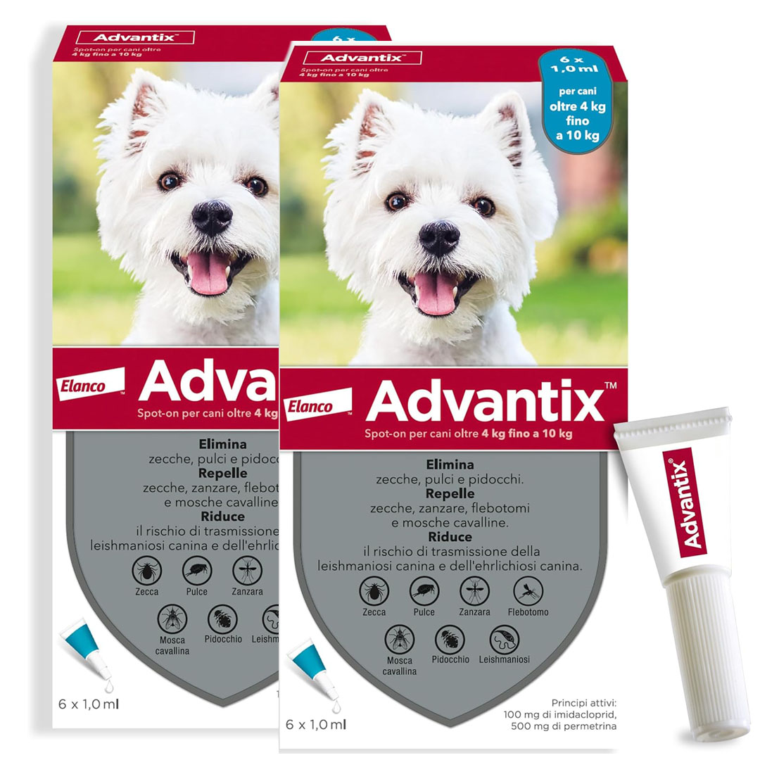 Advantix® Spot On Antiparassitario Per Cani 4-60 Kg-EU Petpet-Park
