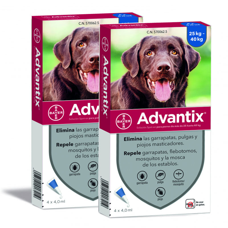Advantix® Pipetas Antiparasitarias Para Perros De 4-40 Kg