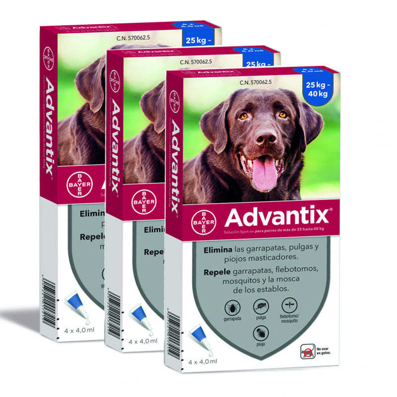 Advantix® Pipetas Antiparasitarias Para Perros De 4-40 Kg