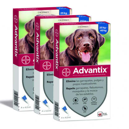 Advantix® Pipetas Antiparasitarias Para Perros De 4-40 Kg