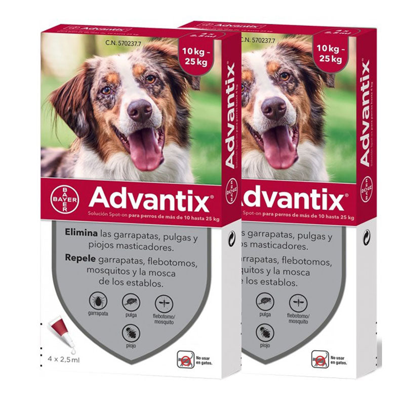 Advantix® Pipetas Antiparasitarias Para Perros De 4-40 Kg