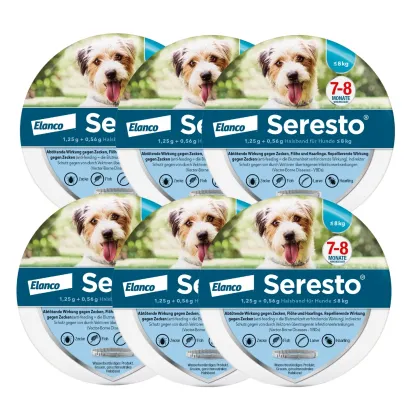 SerestoHalsband für Hunde, über 8 kg |  bis 8 kg