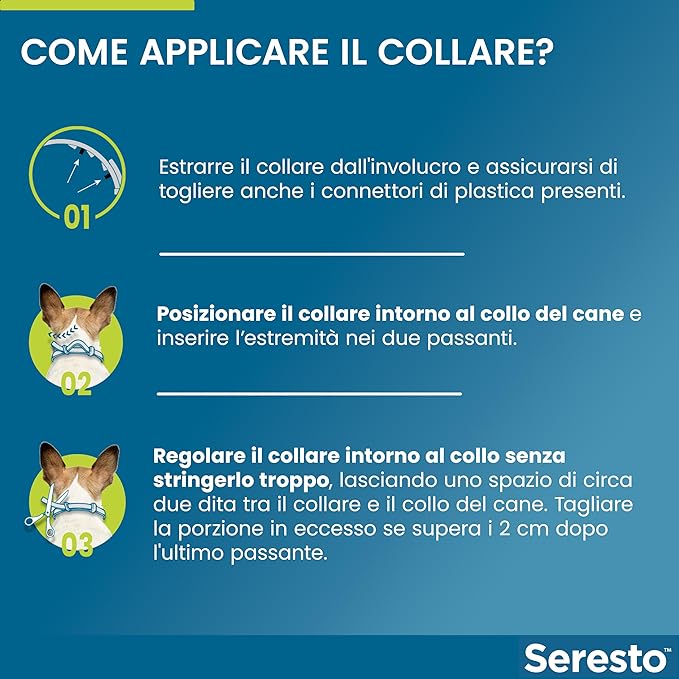 SerestoCollare  Antiparassitario per Cani | 8 Mesi di Protezione