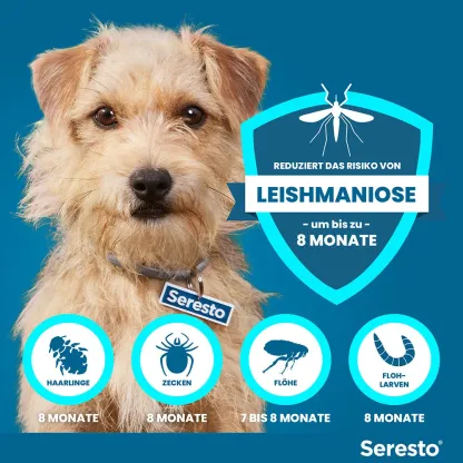 SerestoHalsband für Hunde, über 8 kg |  bis 8 kg