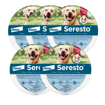 SerestoHalsband für große Hunde, über 8 kg