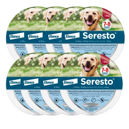 SerestoHalsband für große Hunde, über 8 kg