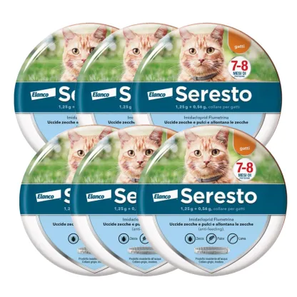 SerestoCollare Antiparassitario per Gatti |8 Mesi di Protezione