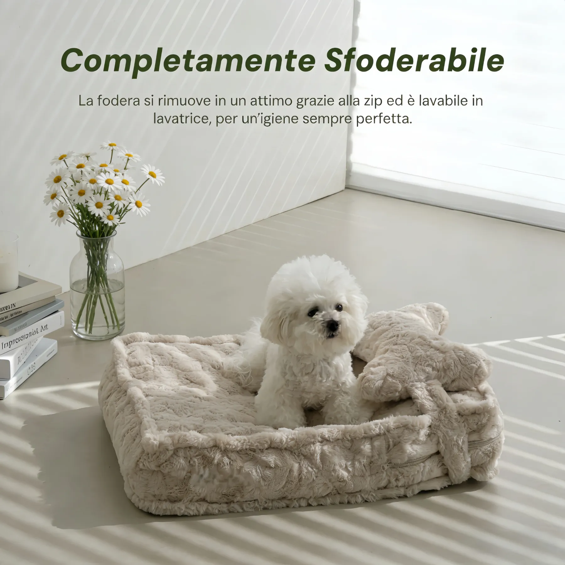Prof-Vet Cloud Bed – La Cuccia Invernale che Abbraccia il Tuo Cane. Sfoderabile e Termica.