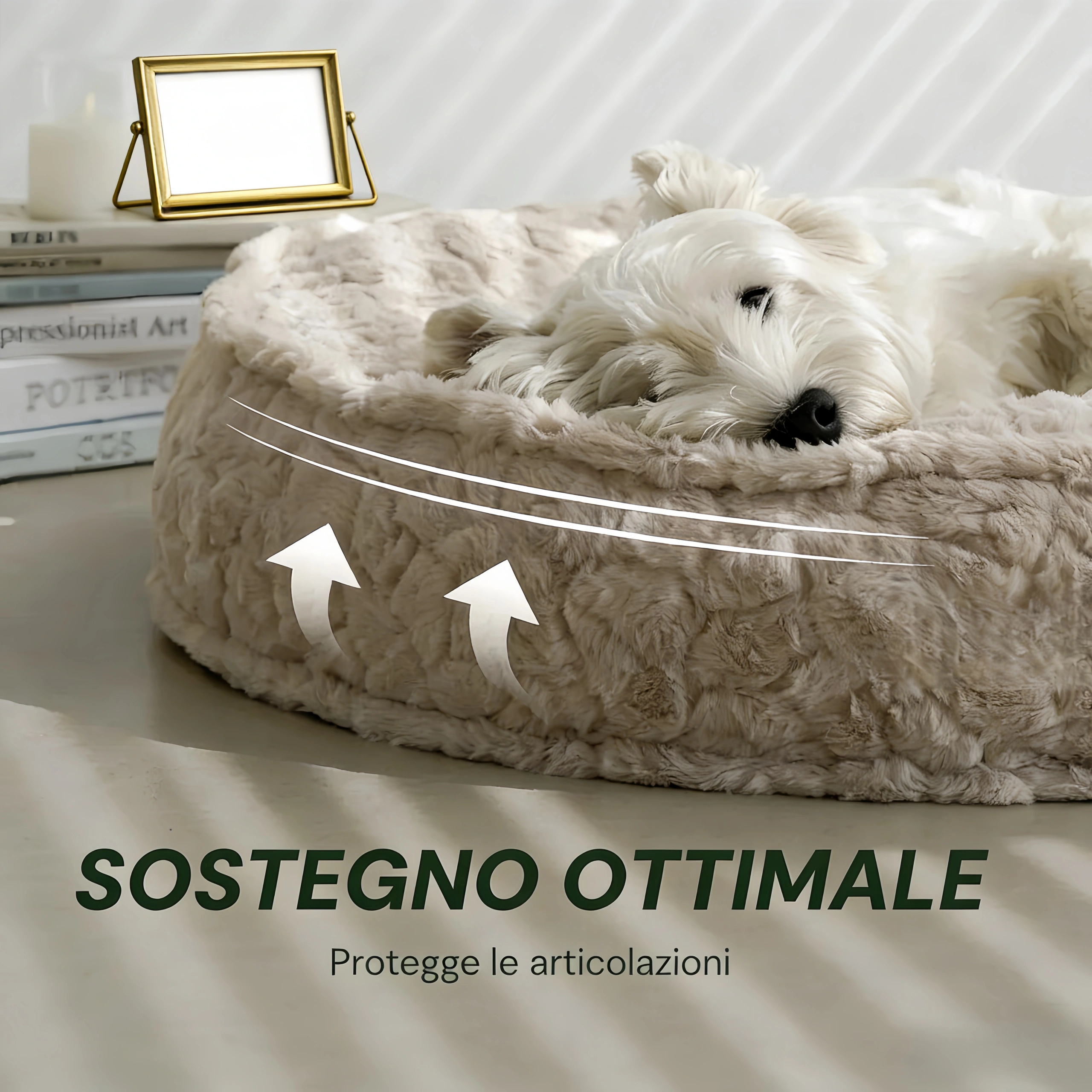 Prof-Vet Cloud Bed – La Cuccia Invernale che Abbraccia il Tuo Cane. Sfoderabile e Termica.