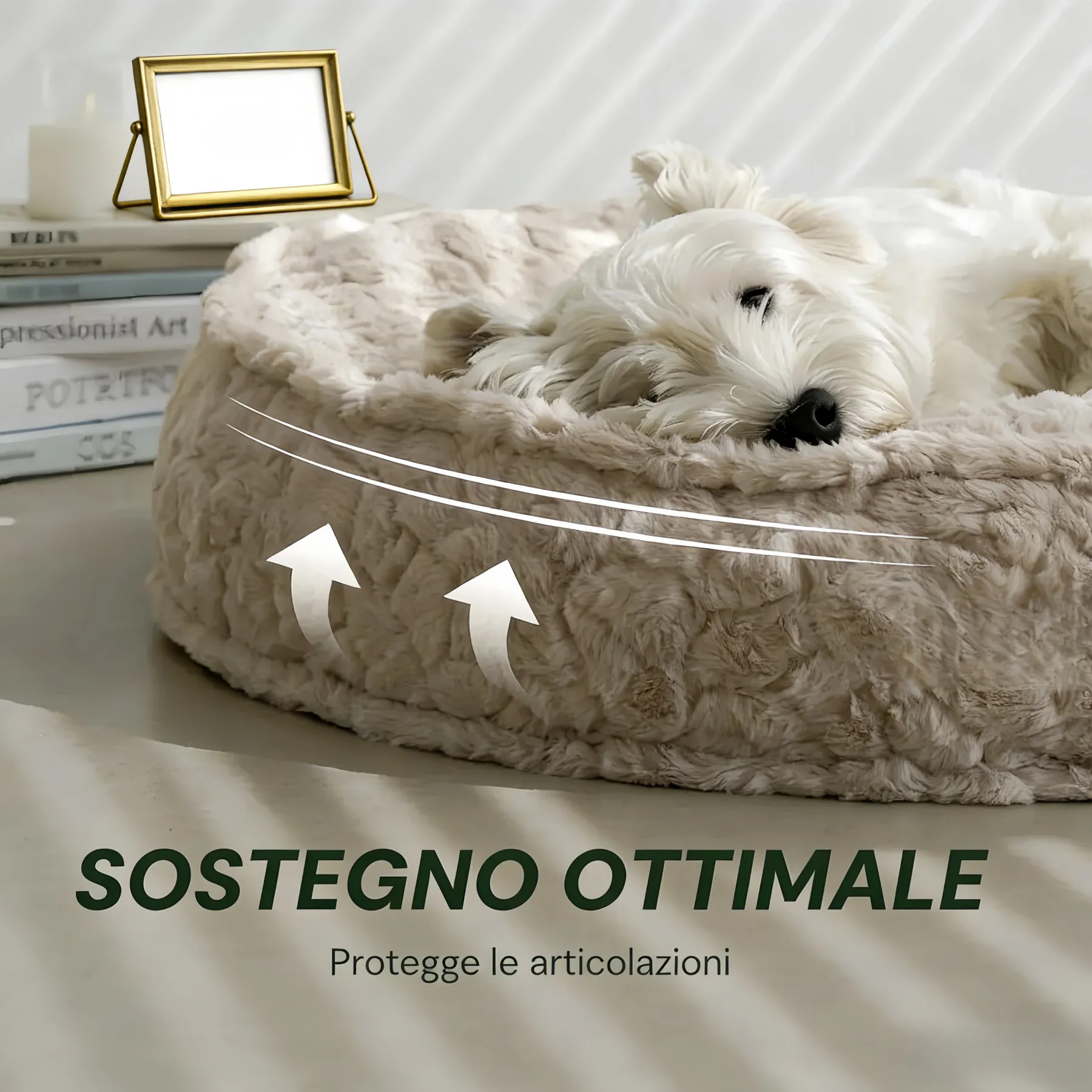 Prof-Vet Cloud Bed – La Cuccia Invernale che Abbraccia il Tuo Cane. Sfoderabile e Termica.