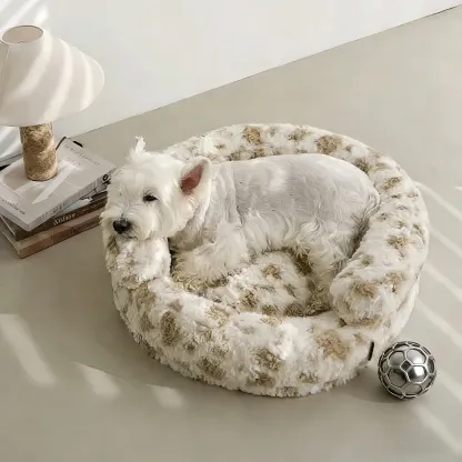 Prof-Vet Nido Warm Embrace – Cuccia Avvolgente in Peluche per l'Inverno. Comfort Totale e Sfoderabile.