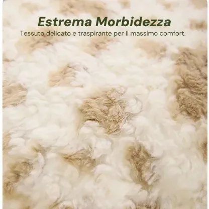 Prof-Vet Nido Warm Embrace – Cuccia Avvolgente in Peluche per l'Inverno. Comfort Totale e Sfoderabile.
