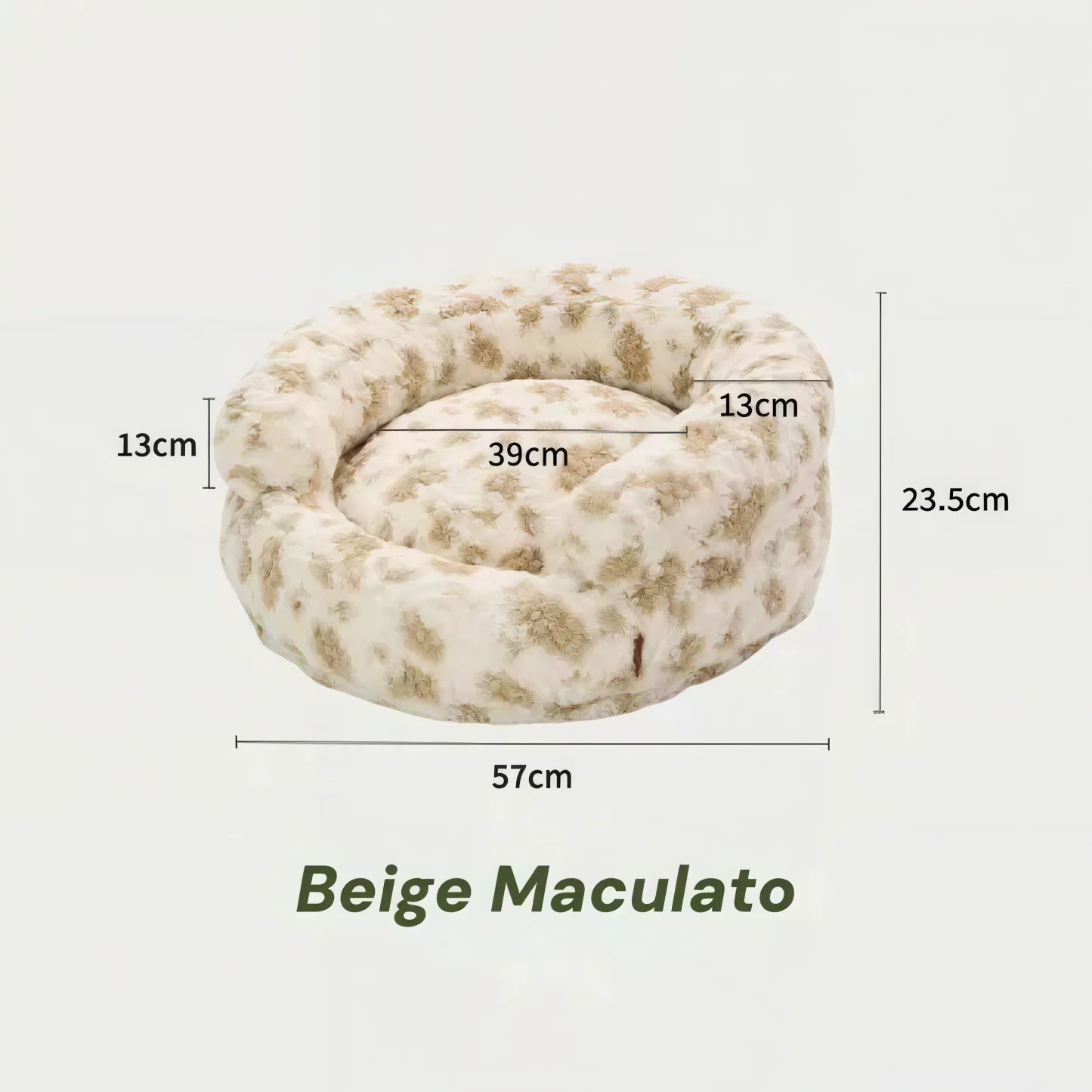 Prof-Vet Nido Warm Embrace – Cuccia Avvolgente in Peluche per l'Inverno. Comfort Totale e Sfoderabile.