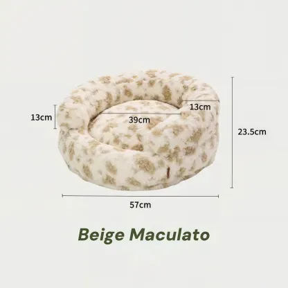 Prof-Vet Nido Warm Embrace – Cuccia Avvolgente in Peluche per l'Inverno. Comfort Totale e Sfoderabile.