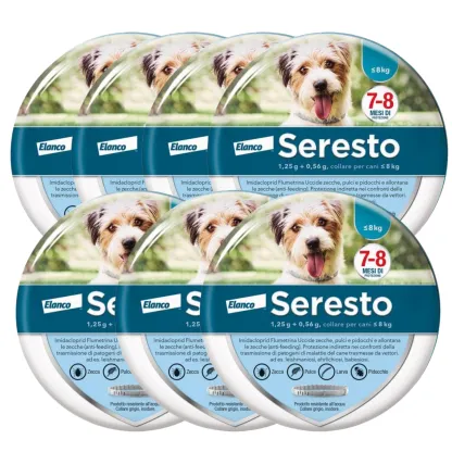 Collare  Antiparassitario per Cani | 8 Mesi di Protezione