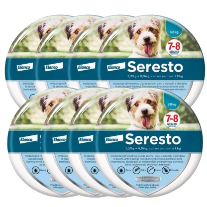 Collare  Antiparassitario per Cani | 8 Mesi di Protezione