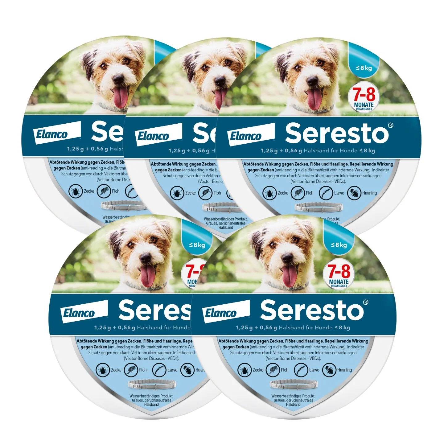 SerestoHalsband für kleine Hunde | bis 8 kg