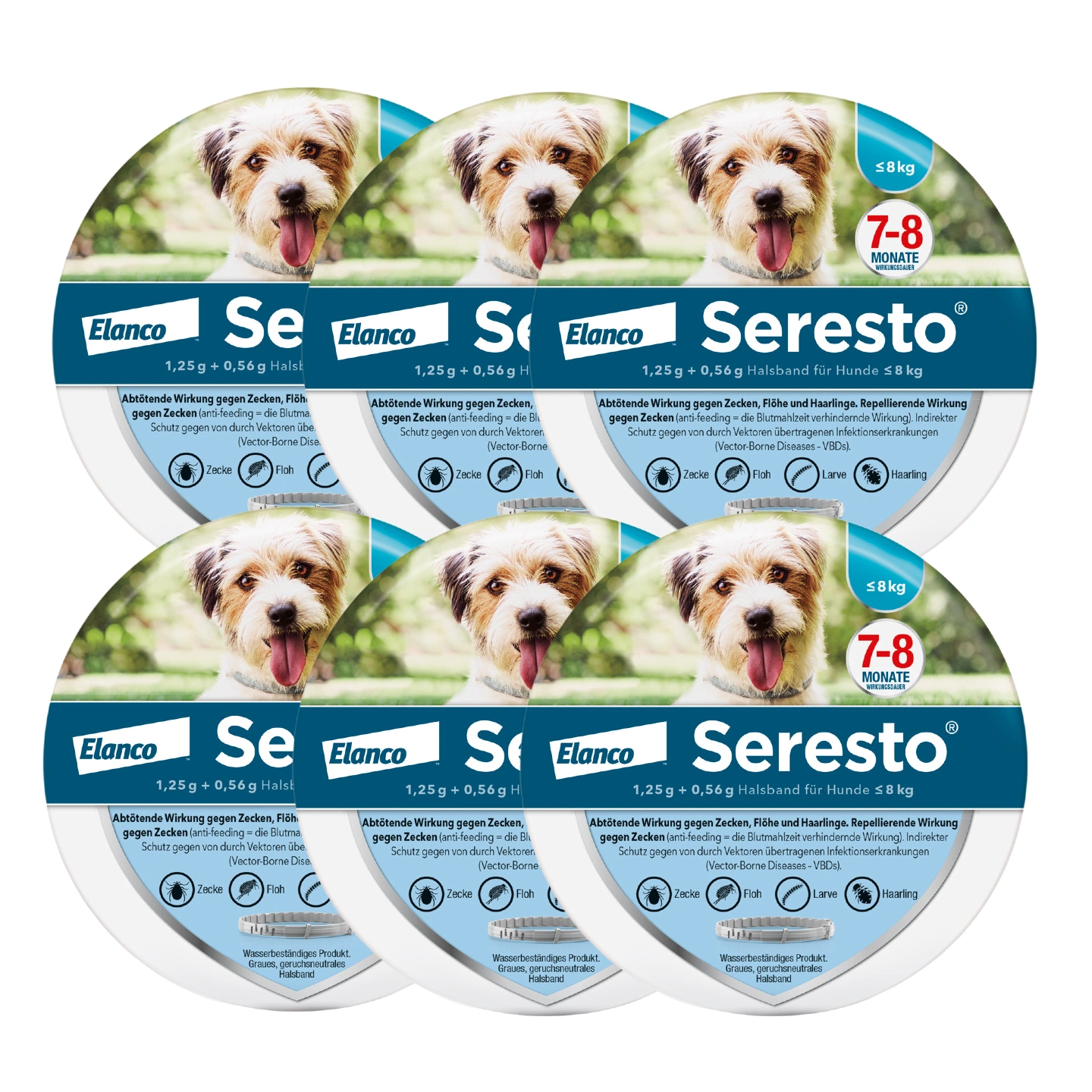 SerestoHalsband für kleine Hunde | bis 8 kg