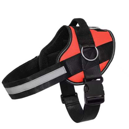 Imbracatura Essenziale per Cani - Pettorina Anti-Tiro con 3 Clip per Guinzaglio-Barkmow