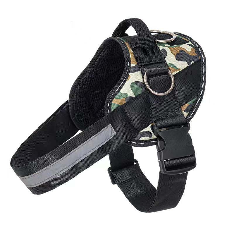 Imbracatura Essenziale per Cani - Pettorina Anti-Tiro con 3 Clip per Guinzaglio-Barkmow