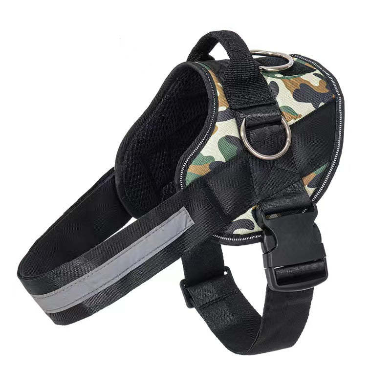 Imbracatura Essenziale per Cani - Pettorina Anti-Tiro con 3 Clip per Guinzaglio-Barkmow