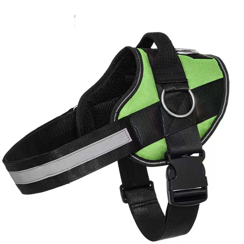 Imbracatura Essenziale per Cani - Pettorina Anti-Tiro con 3 Clip per Guinzaglio-Barkmow