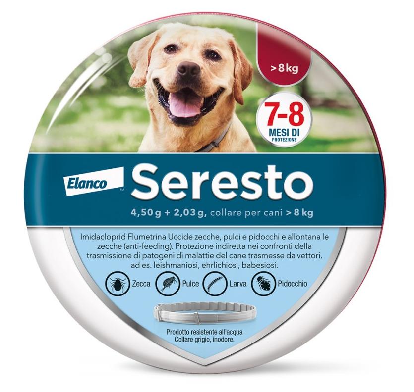 Bayer Elanco Collare Antiparassitario per Cani | 8 Mesi di Protezione