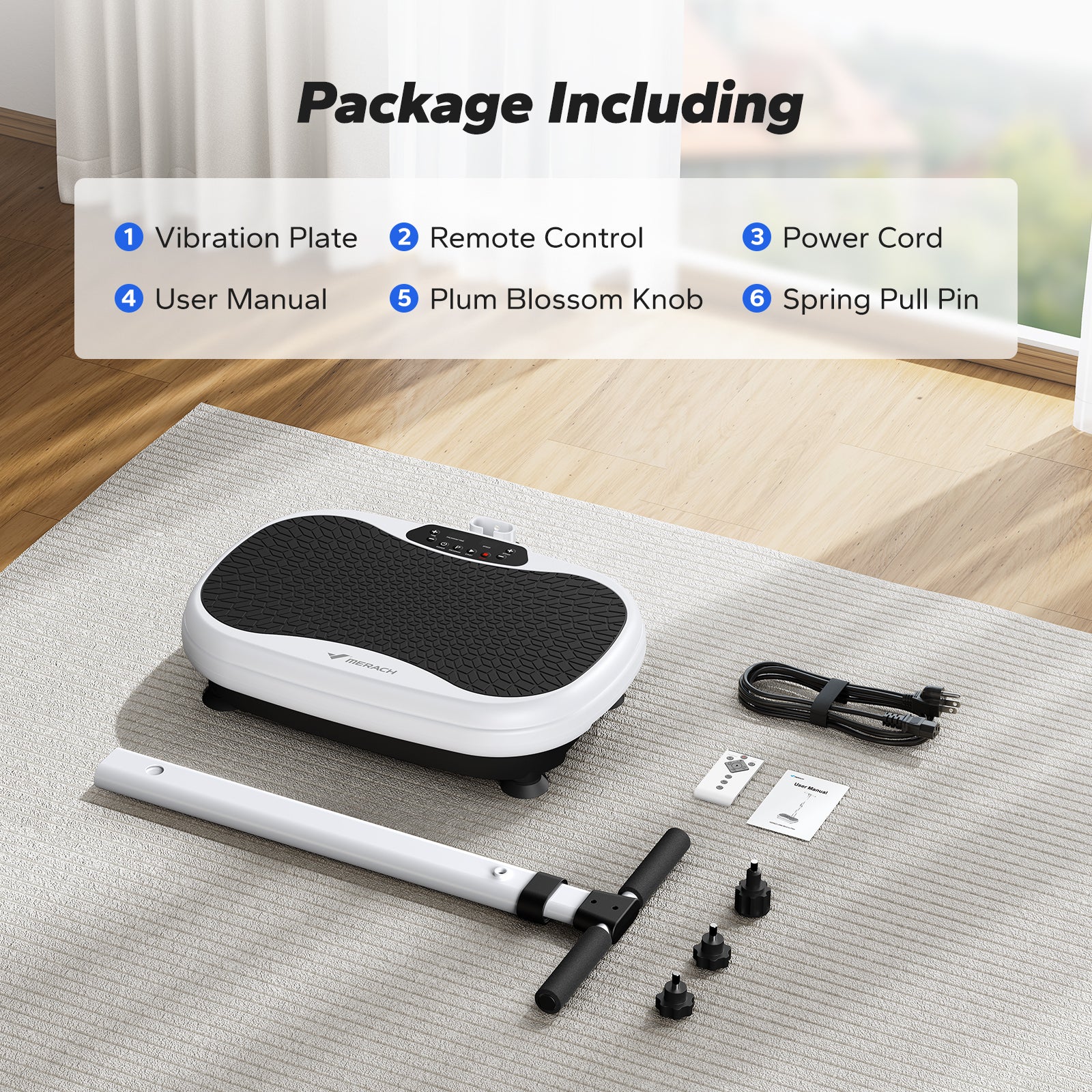 V44 Handrail Standing Vibration Plate