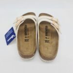 Birkenstock Arizona eggshell beige chiaro ciabatta donna