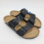 Birkenstock Arizona SYN zebra nera ciabatta donna