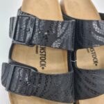 Birkenstock Arizona SYN zebra nera ciabatta donna