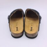 Scholl sabot donna camoscio nero