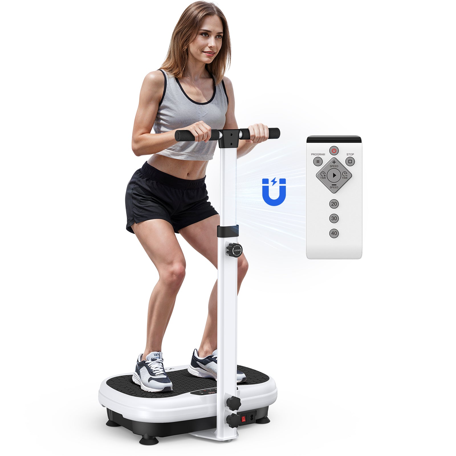 V44 Handrail Standing Vibration Plate