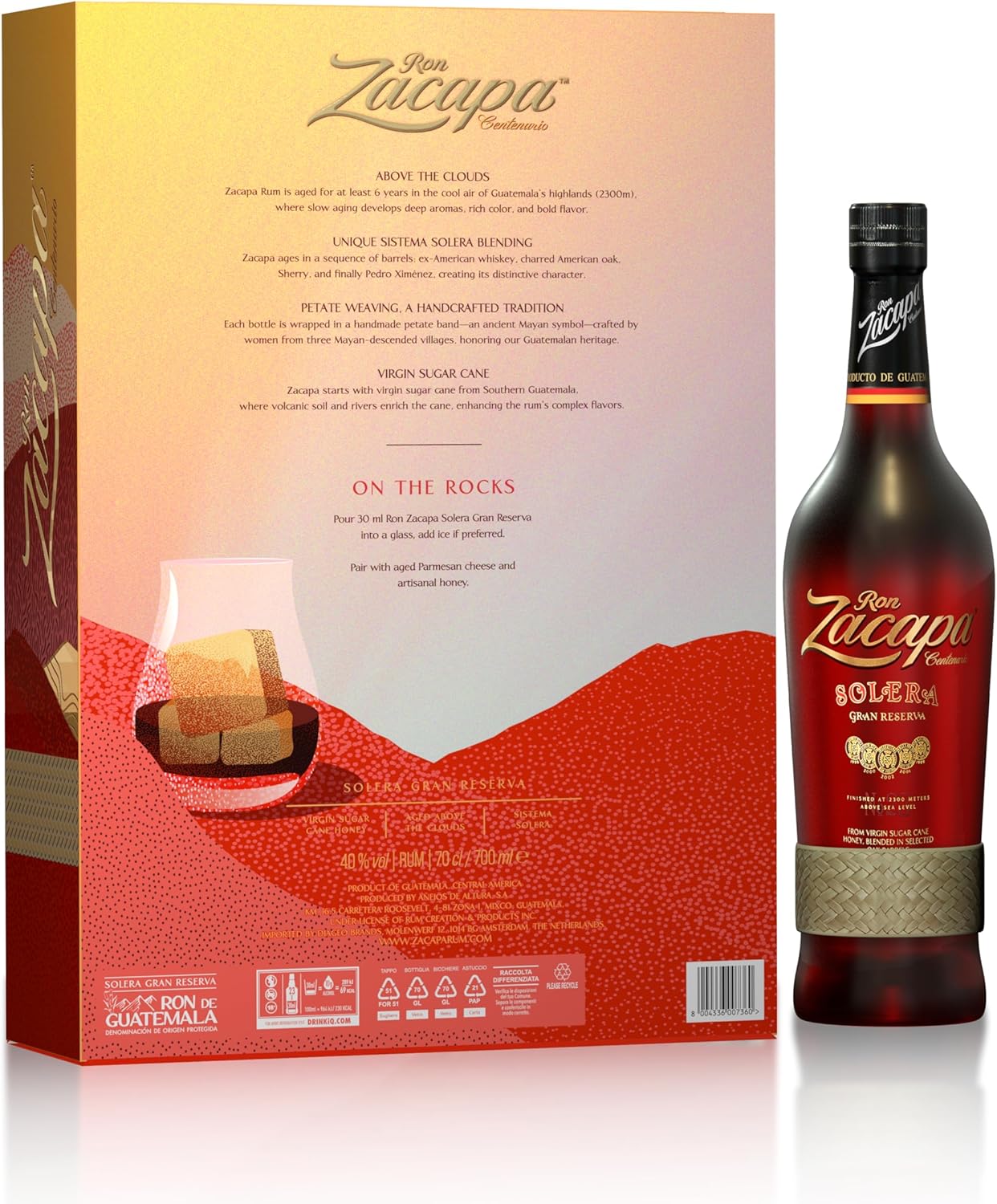 Zacapa Solera Gran Reserva Ultra Premium Award Winning Rum 40% Vol 70cl