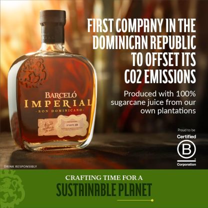 Ron Barceló Imperial - 700ml Bottle of Amber Rum, Naturally Aged up to 10 Years in Oak Barrique, Dominican Rum 100% Sugar Cane Juice