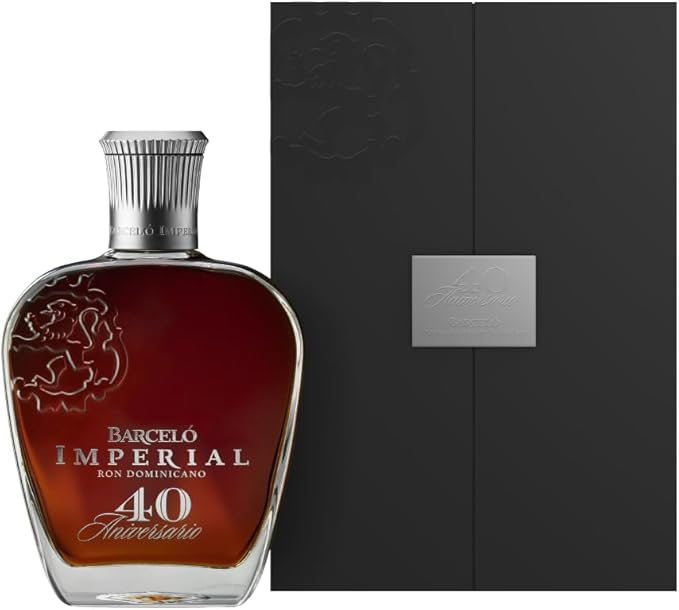 Ron Barceló Imperial - 700ml Bottle of Amber Rum, Naturally Aged up to 10 Years in Oak Barrique, Dominican Rum 100% Sugar Cane Juice