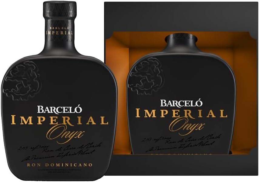 Ron Barceló Imperial - 700ml Bottle of Amber Rum, Naturally Aged up to 10 Years in Oak Barrique, Dominican Rum 100% Sugar Cane Juice