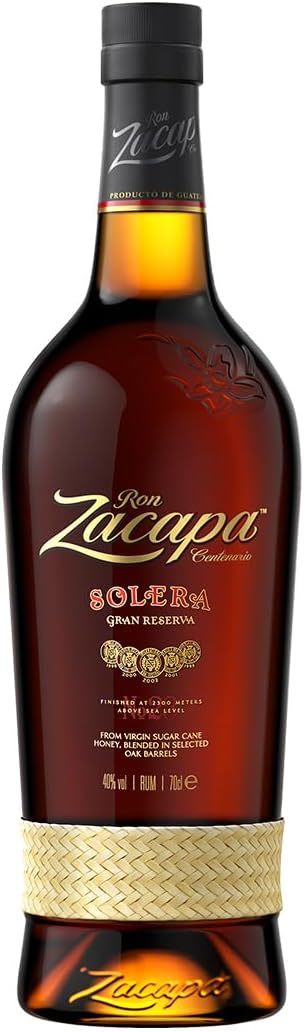 Zacapa Solera Gran Reserva Ultra Premium Award Winning Rum 40% Vol 70cl