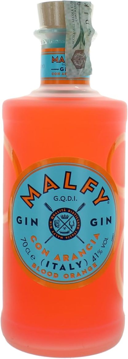 Malfy Gin Rosa, Premium Italian Gin Citrus and Intense, Infused with 9 Botanical Infusion of Sicilian Grapefruit, Vol 41%, 70CL