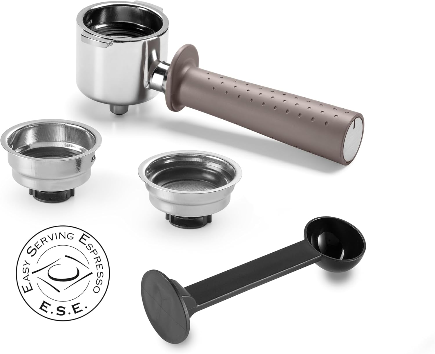 De'Longhi Stilosa EC235.BK Macchina manuale da Caffè Espresso e Cappuccino, Caffè in Polvere o in Cialde E.S.E., Montalatte classico per Cappuccini, serbatoio 1L, 1100W, Caldaia Acciaio Inox, Nero [Classe di efficienza energetica A+]