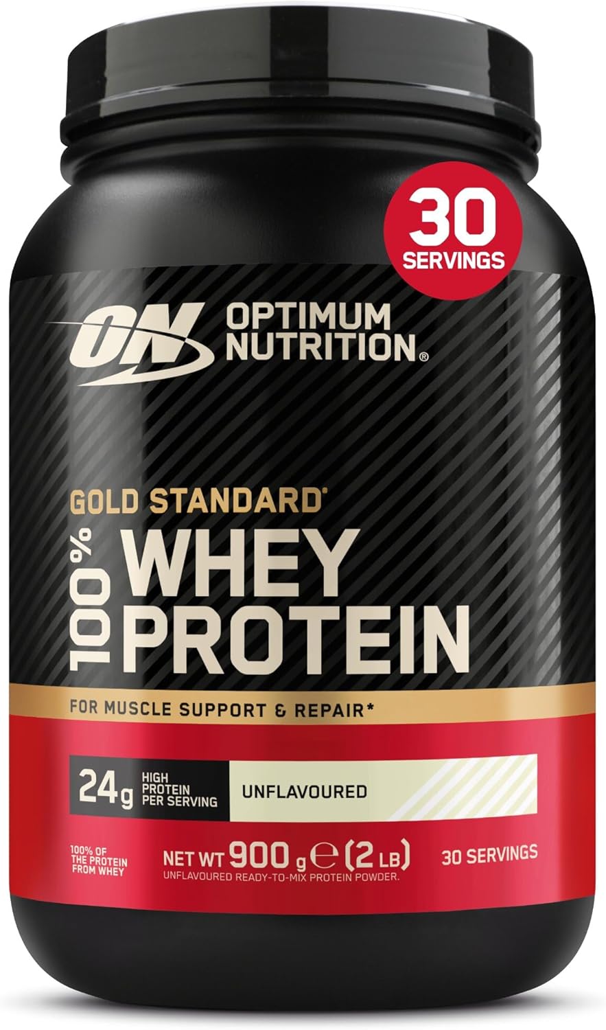 Optimum Nutrition Gold Standard 100% Whey, Protein Powder, Double Chocolate Flavour, 900 g, 29 Servings
